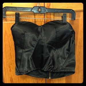 Charlotte Russe Black Bustier/Corset
